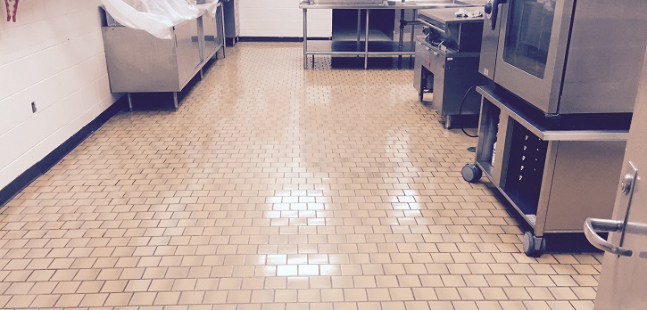 Restaurant Floor Cleaning and Protective Coating in Salisbury Concord NC